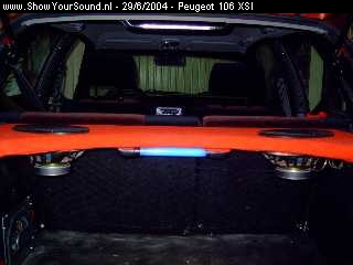 showyoursound.nl - Sound On A XSI - Peugeot 106 XSI - dsc00021.jpg - En hier het resultaat.
